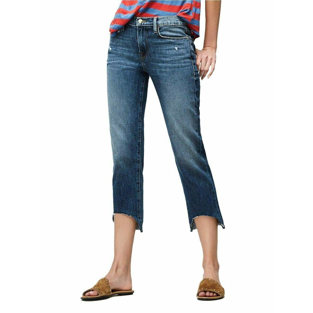 NOWT Frame Denim Le Nouveau Candover High Rise With Scoop Ankle Hems 24 W 25